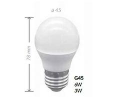 LAMPADA LED SFERA E27 6W 475lm 6000K LUMAX