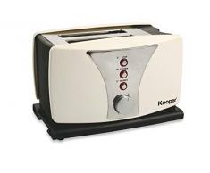 Kooper 2412019 Toasty Tostapane Elettrico, Crema