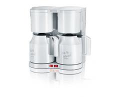 Severin Ka 5827 Doppia Macchina per Caffè Americano, Tè, Tisane e Infusi, con 2 Caraffe Termiche, Bianco
