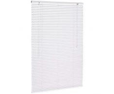 AmazonBasics - Tenda veneziana in alluminio, 90 x 130 cm, Bianco