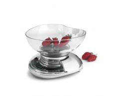 Laica LC7107 Bilancia da Cucina Meccanica con piatto, Finitura Cromo, 3 kg, chrome, acciaio cromato