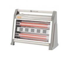 VINCO 70157 Stufa A Quarzo da Pavimento 800-1600 W cod, 1600 W, Bianco-Grigio