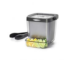 OXO 11169200V2UK - Set di 3 secchielli per il ghiaccio, colore: Grigio