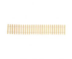 Rayher 8889631 - Recinzione da giardino, 90 x 5,5 cm, colore: Naturale