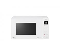 LG MH6535GDH Forno Microonde Smart Inverter con Grill al Quarzo, 25 Litri, 1000 W, Programmi Automatici, Livelli di Potenza Regolabili, Cottura a Vapore - Bianco
