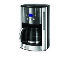 Russell Hobbs Luna Moonlight Macchina del caffè Americano, Acciaio Inossidabile, Grigio