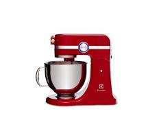 Electrolux EKM4000 Planetaria Assistent Impastatrice, 1000 W, 4.8 Litri, Rosso