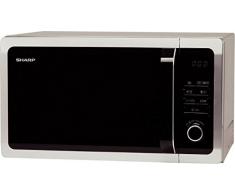 Sharp R-752IN Forno a Microonde, 1450 W, 25 Litri, Argento