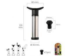 Oryx Pompa Vuoto vino acciaio inox con 2 tappi