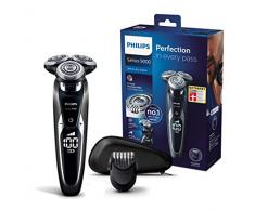 Philips SHAVER Series 9000 S9721/41 rasoio elettrico Rotazione Nero, Argento