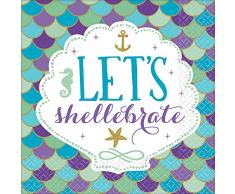 Amscan International 511975 - Tovaglioli da pranzo stampati, confezione da 16