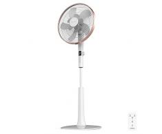 Cecotec Ventilatore a piantana ForceSilence 1030 SmartExtreme .10 pale (40cm), oscillante, 24 velocità, altezza regolabile, timer fino 15 ore, telecomando
