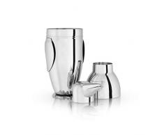 Viski TUO_2670_SIR Irving: pinguino cocktail shaker, Acciaio INOX, Argento