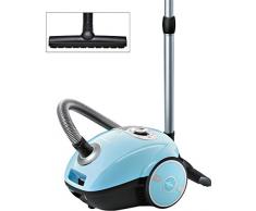 Bosch BGL35220 Aspirapolvere a Carrello con Sacco, 600 W, 76 Decibel, Azzurro