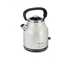 Ariete 2864 Classica Bollitore Elettrico dal Design Raffinato, Sistema Autospegnimento, Filtro Infusi e Tisane, Impugnatura Ergonomica, 2000 W, 1.7 Litri, Perla
