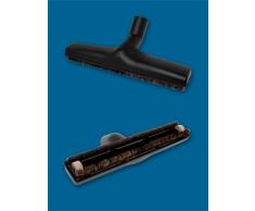 AERTECNICA serie AP338 Spazzola 32 mm per pavimento legno 30 cm con setole in crine e ruote feltro