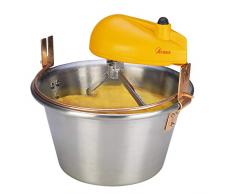 Ardes AR2481 POLENTINOX Paiolo Elettrico in Acciaio Inox Adatto a Fornelli Induzione Per Polenta e Marmellata Porzioni Per 8/12 Persone Diametro 28 cm