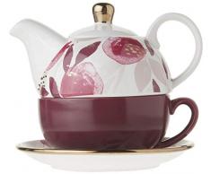 Pinky Up 5860 Addison Berry floreale set da tè, multicolore