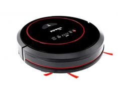 Vileda VR 302 Robot Aspirapolvere per Casa, Programmabile, Self-Docking, Automatico, Aspirazione Potente e Silenziosa per Pavimenti e Tappeti, Adatta per Peli dAnimale, Nero