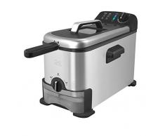 Team Kalorik TKG FT 1012 F KTO Friggitrice con filtraggio di Olio, cestello Estraibile, 2000 W, 3 Litri, Acciaio, Plastica, Rivestimento Antiaderente
