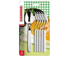 Kaimano KDN760206W Dinamik Cucchiai, Acciaio Inossidabile, Bianco