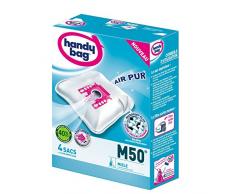 Handy Bag Sacchetti aspirapolvere, per aspirapolvere Miele, chiusura ermetica, Filtro ipoallergenica, M50 Miele 4 Sacs