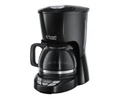 Russell Hobbs 22620-56 Macchina per Il caffè, 1000 W, 10 Cups, Acciaio Inossidabile, Nero