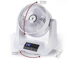 MACOM Enjoy & Relax 993 Tornado Ventilatore a Doppia Oscillazione Automatica