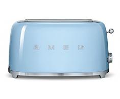 SMEG Tostapane TSF02PBEU, Acciaio Inossidabile, 2 Scomparti, Blu Pastello