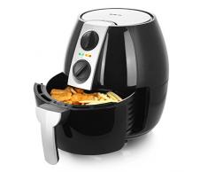 Emerio AF-116073 friggitrice Hot air fryer 4,5 L Singolo Nero, Argento Indipendente 1500 W