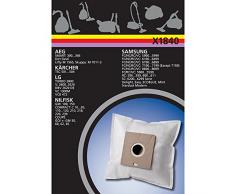 Electrolux Group. X1840 Sacchi per aspirapolvere per AEG AB34, Clatronic, Dirtdevil M7006, M7009, M7012, M7117, M7120, M7122