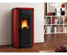 Stufa a pellet Extraflame Viviana Plus bordeaux [EXTRAFLAME]