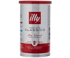 Illy Caffè Moka Macinato tostato classico - 1 barattolo da 350 gr