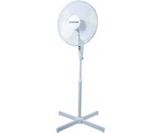 HURRICANE3: ventilatore a piantana 40 cm in plastica bianca