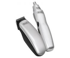 Wahl - Set da viaggio con epilatore di precisione per naso e regolabarba, funzionamento a batteria, con custodia