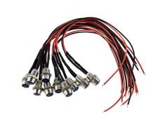 LED a vite – 24 V – blu; punto luce, cielo stellato avvitabile.