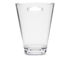 Ghidini Cipriano S.R.L. Secchiello Ghiaccio Ideal, Trasparente, 27 X 21,5 X 21,5 Cm