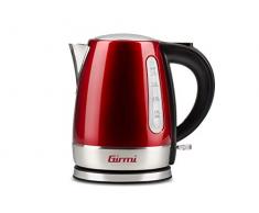 Girmi BL32 Bollitore Cordless Inox, 1.2 Lt, 1630W, Rosso