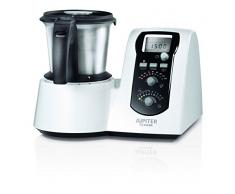 Jupiter 881100 Mycook 1.6 - Robot da cucina con ricettario, colore: Bianco