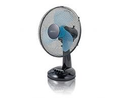 MPM MWP-16/C Ventilatore da tavolo, 40 W, Polimeri Senza BPA, Nero/Blu