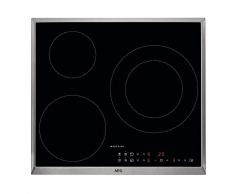AEG IKB63301XB piano cottura Nero, Acciaio inossidabile Incasso A induzione