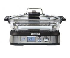 Cuisinart VAPORIERA Digitale COOKFRESH STM1000E, 1800 W, 5 Litri, Acciaio, Nero