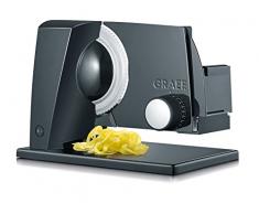 Graef S 11002 Affettatrice SKS 110 Nera, 170 W, Alluminio, Nero