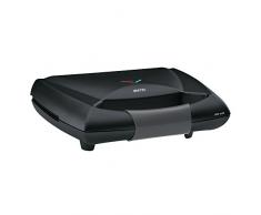 Imetec Dolcevita SM3 Tostiera, Piastre Extralarge Rigate e Antiaderenti, Interruttore On/Off, Spia Riscaldamento Piastre, Gancio Chiusura, Avvolgicavo, Tostapane Compatto, 800 W