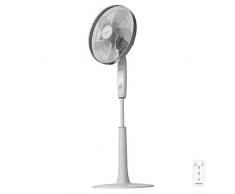 Cecotec Ventilatore a piantana ForceSilence 1010 ExtremeConnected. 10 pale,6 velocità, altezza regolabile, timer fino 15 ore, telecomando