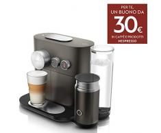 DeLonghi EN355.GAE Macchina per Il caffè con Sistema a Capsule Nespresso, 2090 W, 1.1 Litri, Acciaio Inossidabile, Grigio