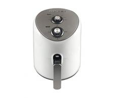 Beper BC.350 Friggitrice ad Aria Calda, 1300 W, 3.5 Litri, Acciaio Inossidabile, Bianco/Grigio