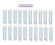 Filtri Acqua Italia Cartuccia Filtro a Sedimenti 10 Pollici Micron 5 per Osmosi Inversa Depuratore Acqua Set 20 pezzi