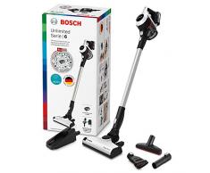 Bosch Unlimited Serie 6 BCS611AM, Scopa Elettrica Ricaricabile, Bianco
