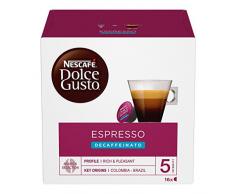 Nescafé Dolce Gusto Espresso Decaffeinato Caffè, 16 Capsule (16 Tazze)